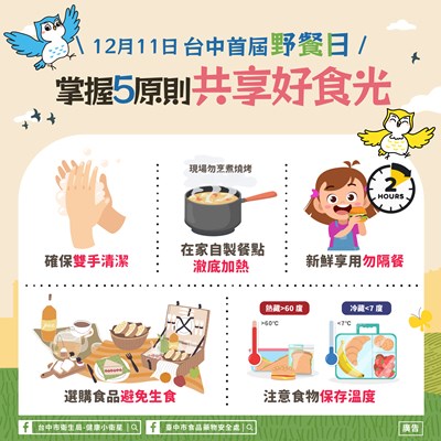 台中首屆野餐日_掌握食安五原則